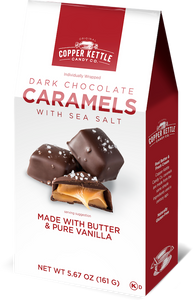 Dark Chocolate Caramels with Sea Salt