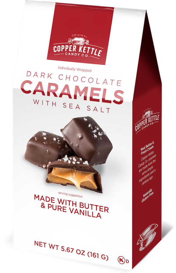 Dark Chocolate Caramels with Sea Salt